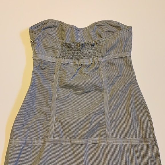 Charlotte Russe Black and White Pinstripe Dress - Women’s Size Medium - Picture 4 of 7